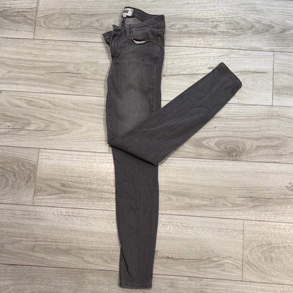 PAIGE Women's Charcoal Skinny Jeans
